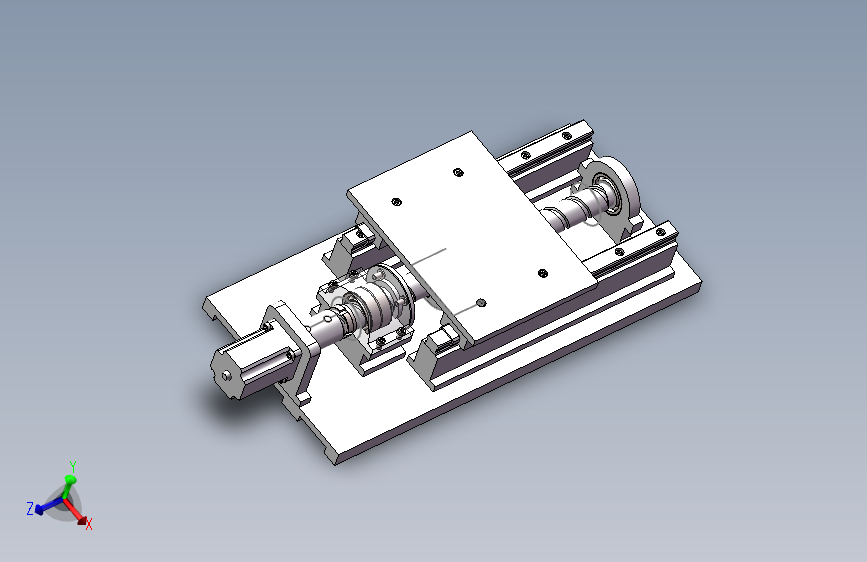 025-数控车床进给系统三维装配图-2014