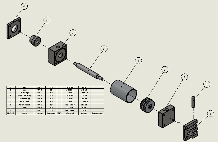 A0001867-拉杆液压缸(后视镜) 63x20x60 毫米