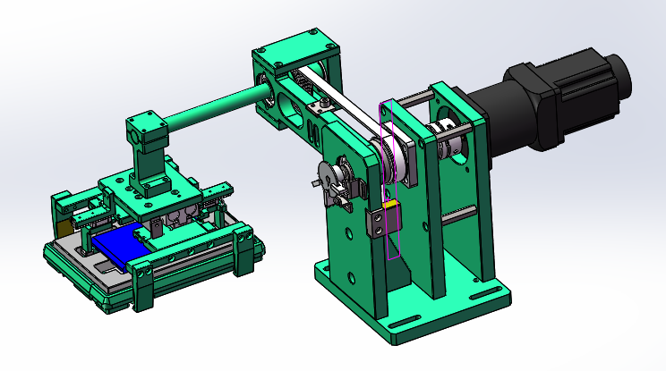 同步带平移机械手