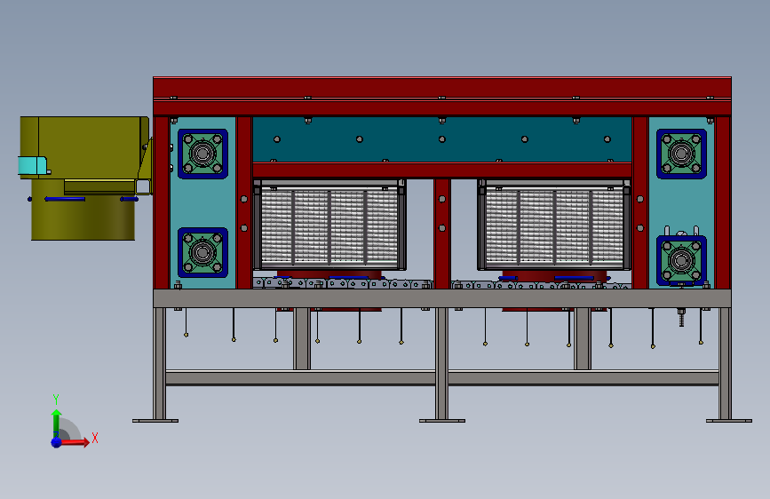 活动转板式马铃薯分级总成 1557022