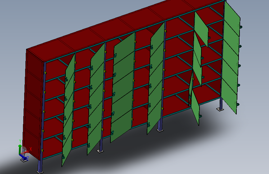 超市个人储物柜 sw14