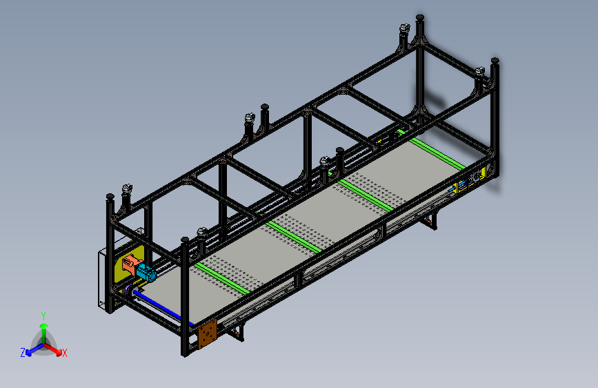 换盘移栽机三维图PROE