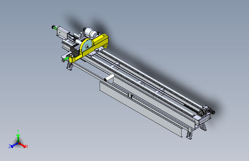 16寸铝型材全自动中断锯