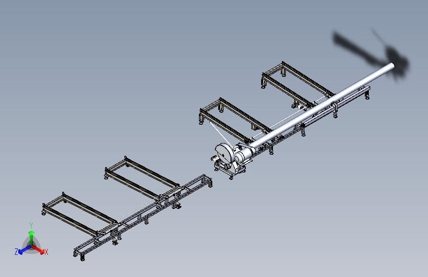 28寸自动铝棒锯