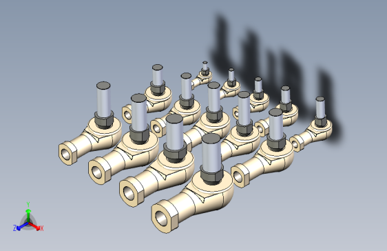 弯杆形球头杆端关节轴承