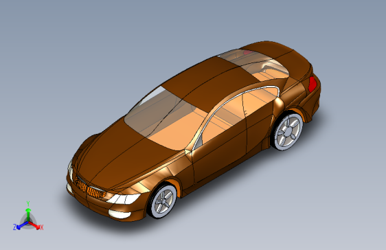 小轿车汽车模型