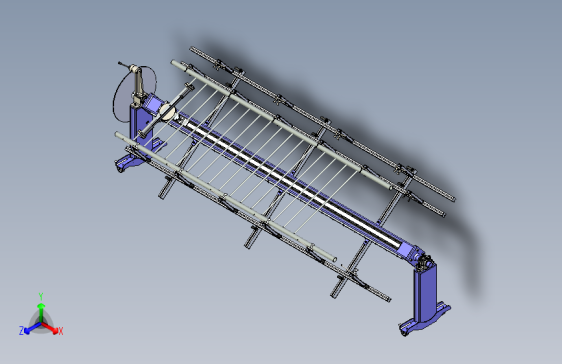 栅栏焊接夹具三维模型