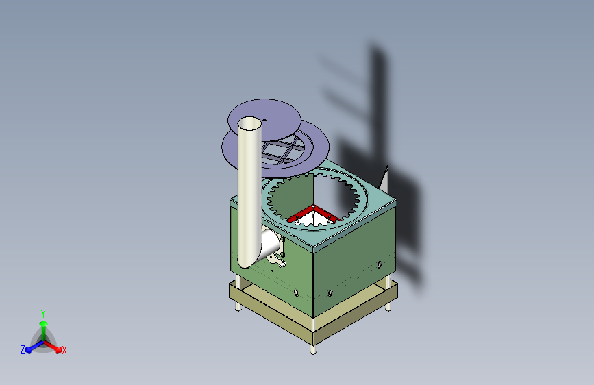 折叠式野炊柴火炉