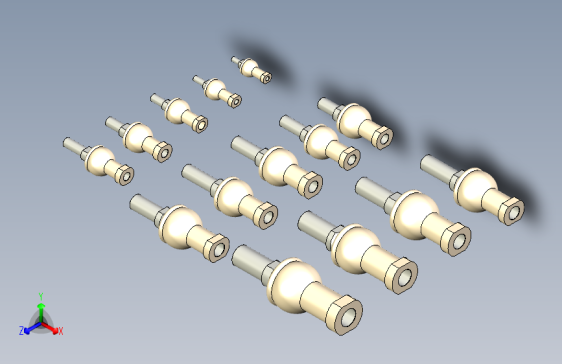直杆形球头杆端关节轴承