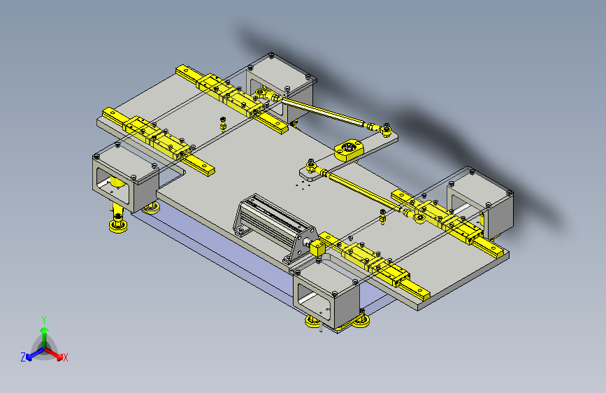 自动定位连杆结构