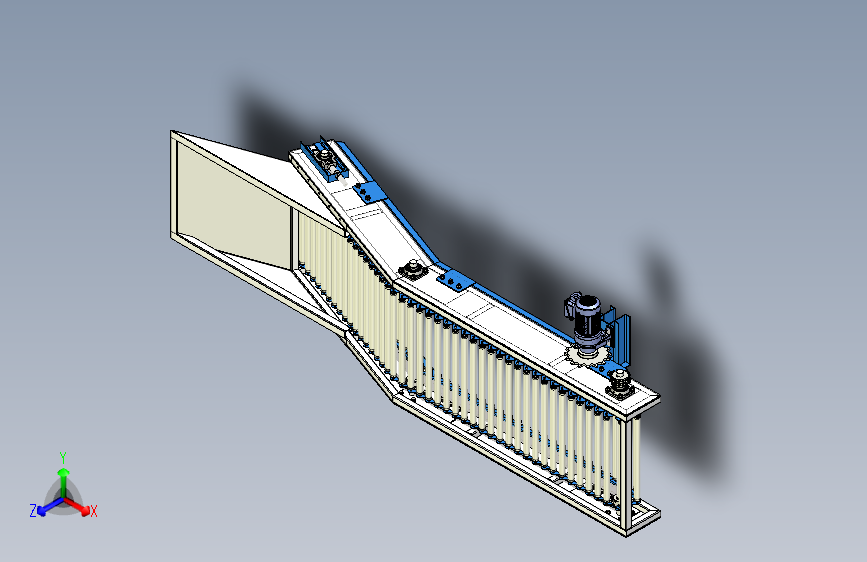 C300 倾斜式滚筒送料机