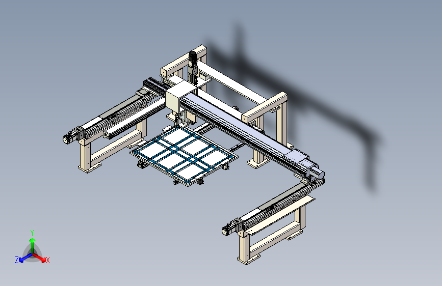 C600 龙门式视觉点胶机