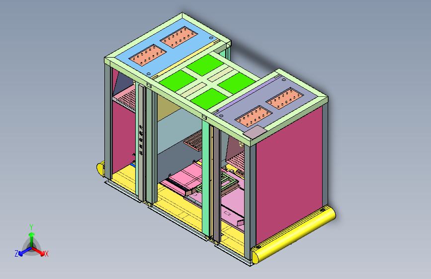 D400 双工位检测机架