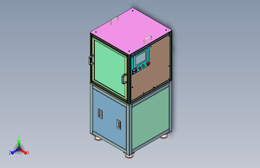 E300 双层工业控制机柜