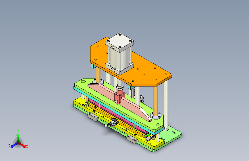 F400 气动式热压成型治具