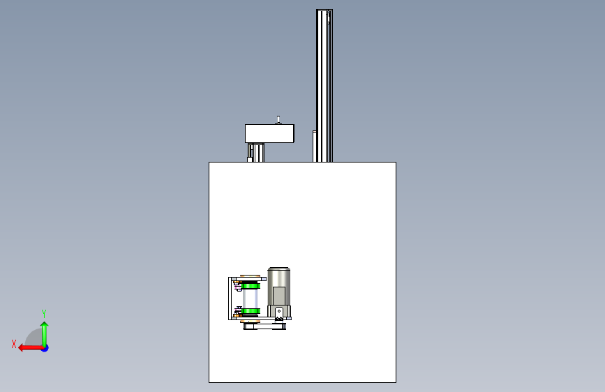 K500 小型马达自动组装机 背面视图