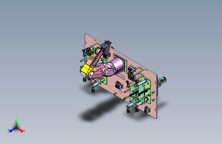 M800 汽车门板机器人涂胶工作站