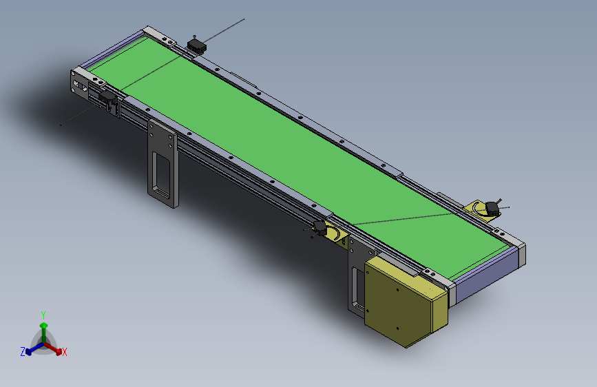 基于铝型材的皮带输送机