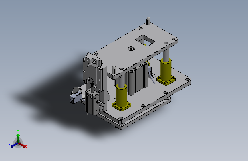 适用双列皮带输送机的顶升定位机构