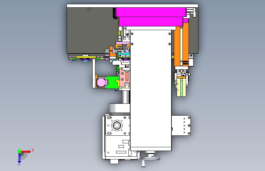 S500 PCB 视觉检测与标记一体机 俯视图