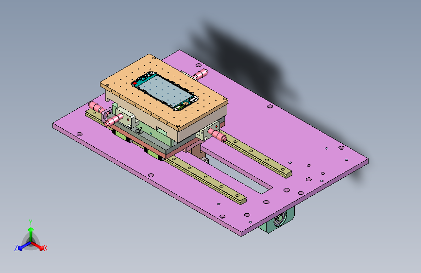 T400 屏幕模组板测试治具