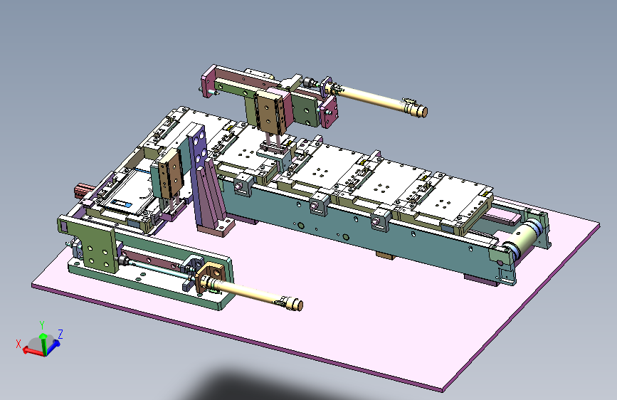 电脑电池 PACK 模组压合治具