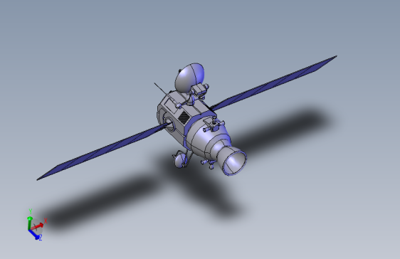 卫星模型 STEP格式