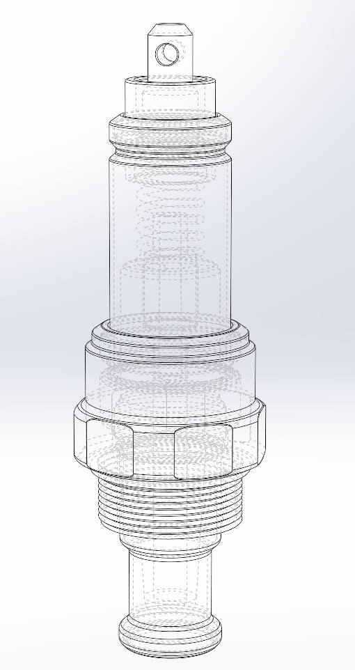 氧传感器 STEP格式