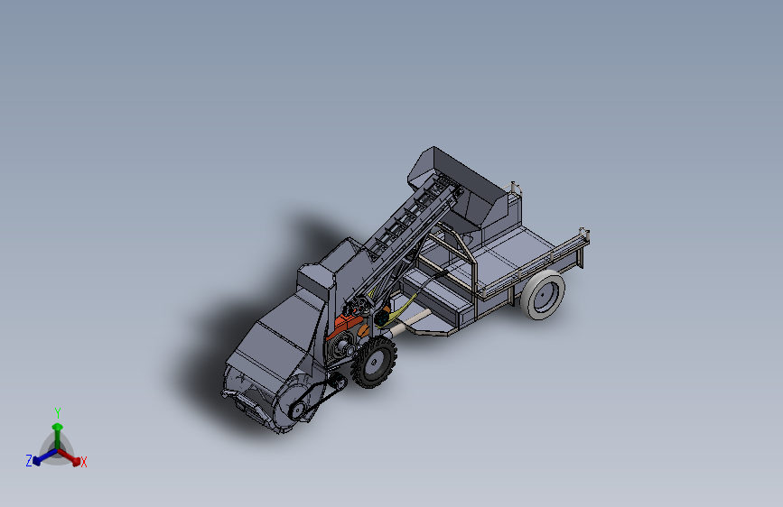 玉米棒收集机器 sw21