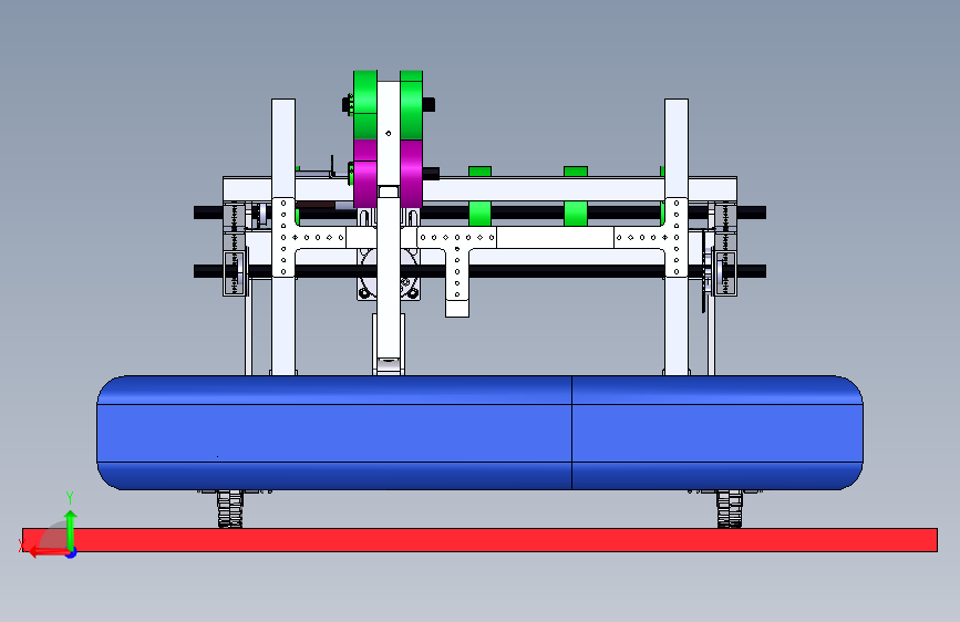 FRC 7072 冠军机器人 Step 背面视图