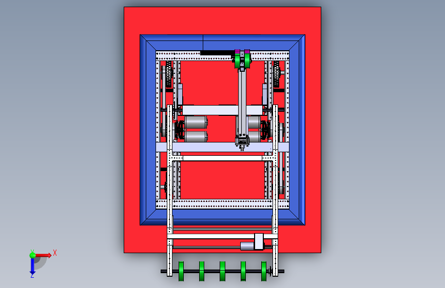 FRC 7072 冠军机器人 Step 俯视图