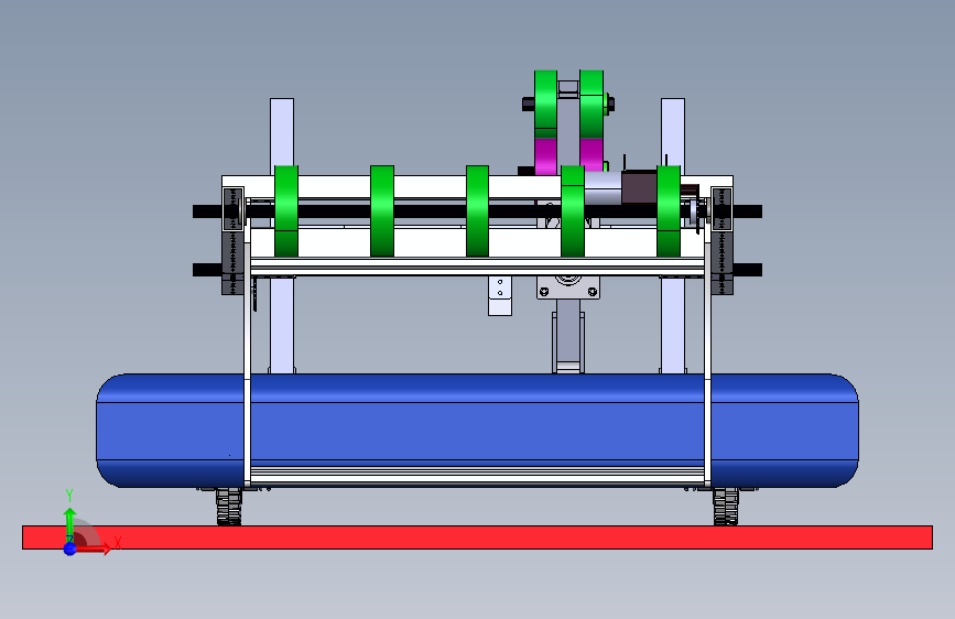 FRC 7072 冠军机器人 Step 正面视图