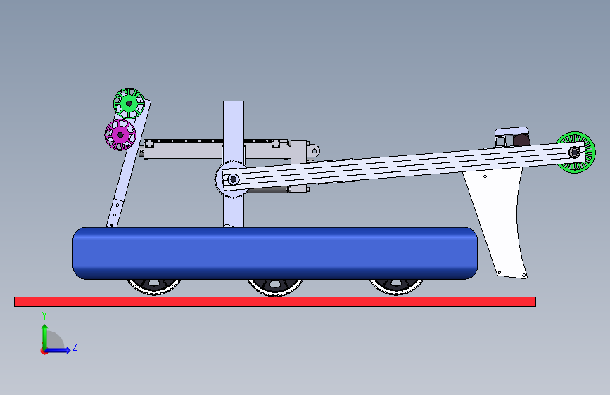 FRC 7072 冠军机器人 Step 左侧视图