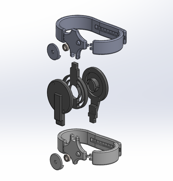 柔性可穿戴膝关节保护外骨骼行走助力设备 1569040==wb10