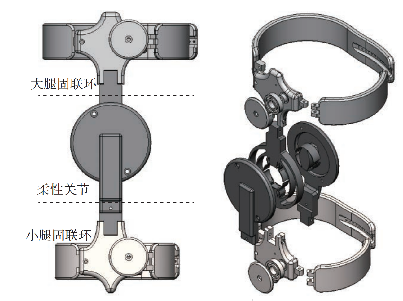 柔性可穿戴膝关节保护外骨骼行走助力设备 1569040==wb10