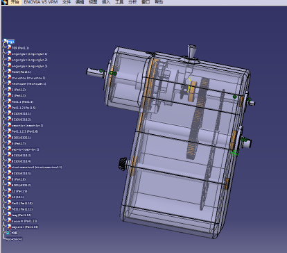 汽车行星齿轮分动器设计完整【三维CATIA  SW+CAD图纸+说明】