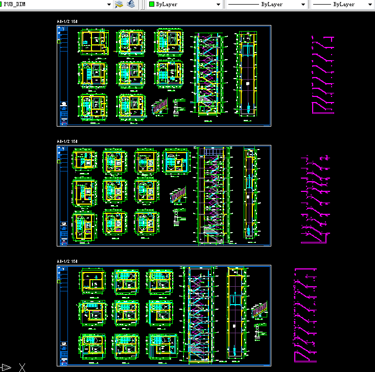 年产1500万米纺织新材料面料及5000万套高端家纺成品智能工厂项目CAD建筑施工图