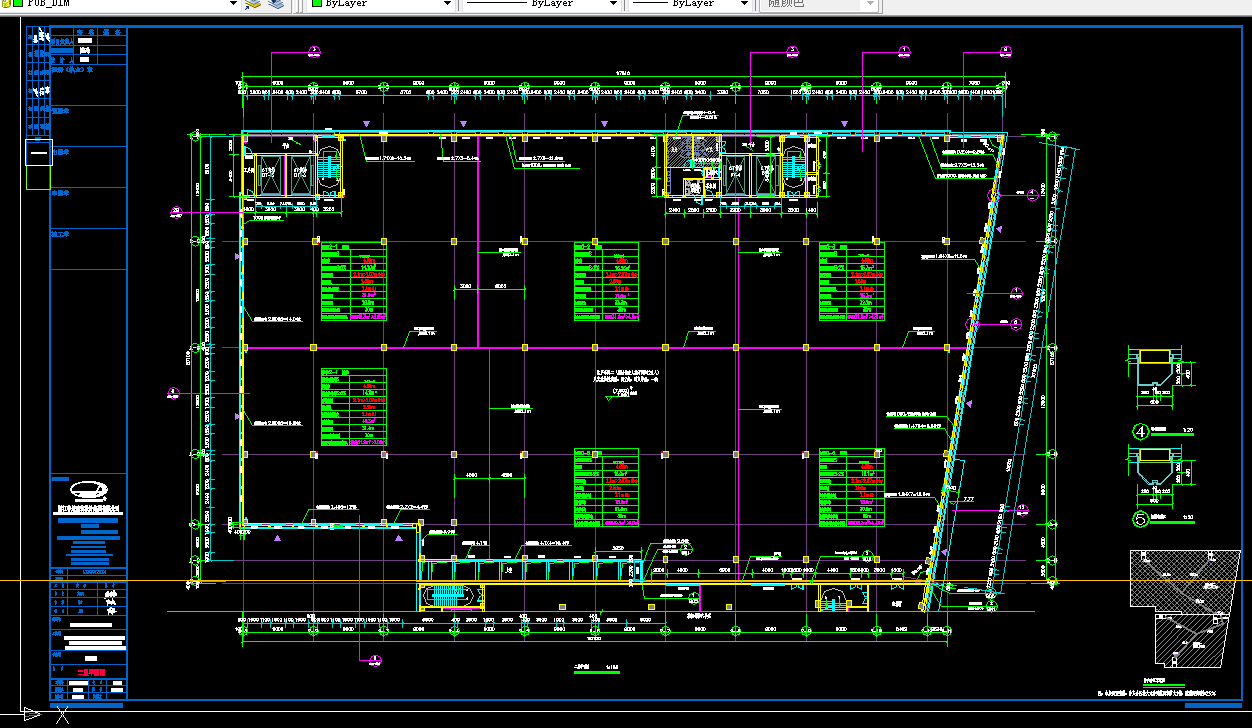 年产1500万米纺织新材料面料及5000万套高端家纺成品智能工厂项目CAD建筑施工图