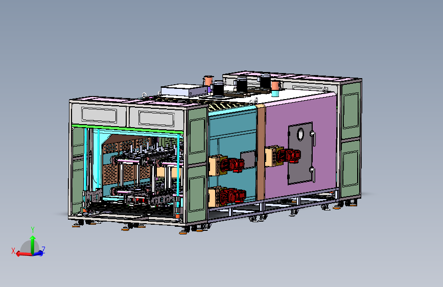双层多通道倍速链式隧道固化炉--1837024-880