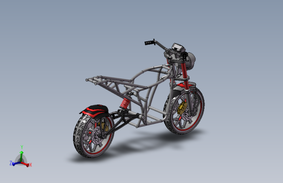 电动自行车骨架