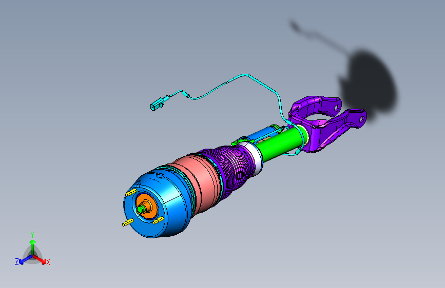 汽车空气弹簧悬架 594837==wb30