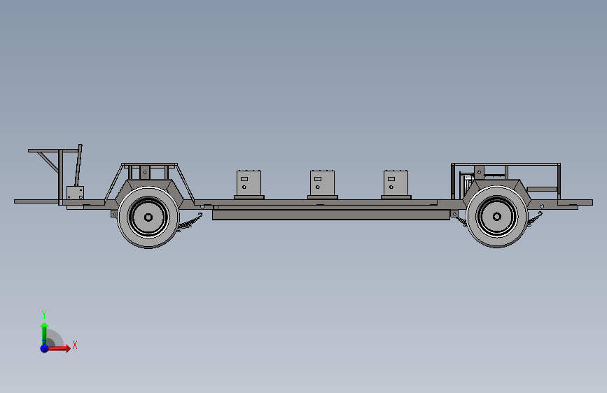 电动观光车车架3D图纸 967758==wb35