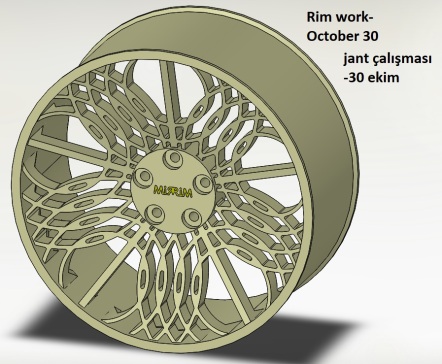 10月完成的轮缘作业