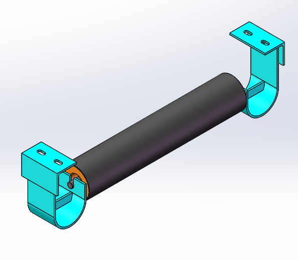 底部托辊架 829953==wb05