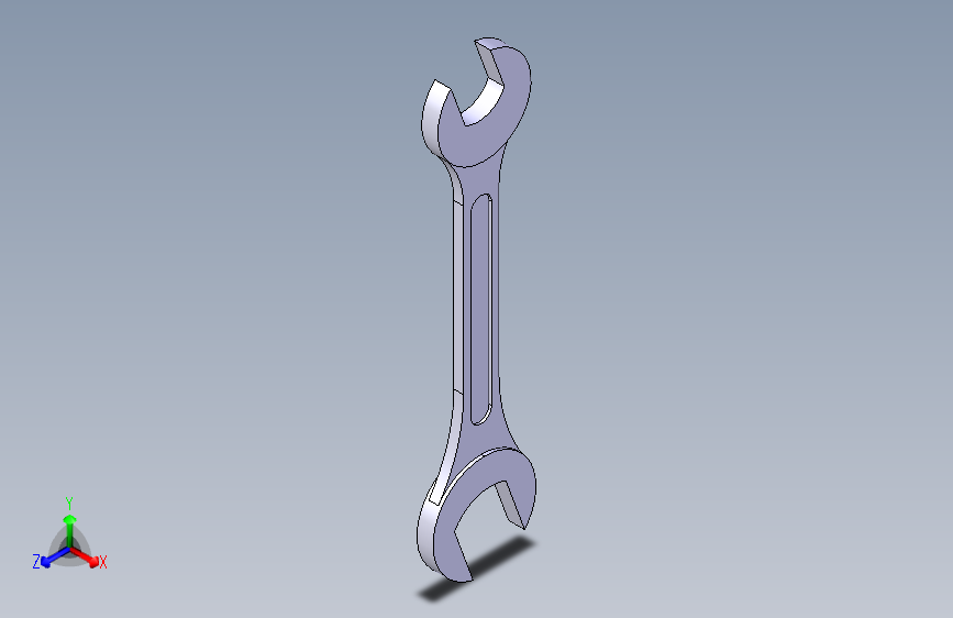 Catia设计扳手模型