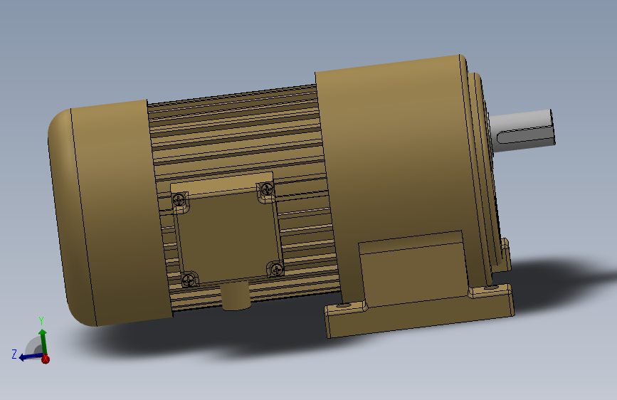 1.1KW(30-120速比ø32) 卧式减速马达138H