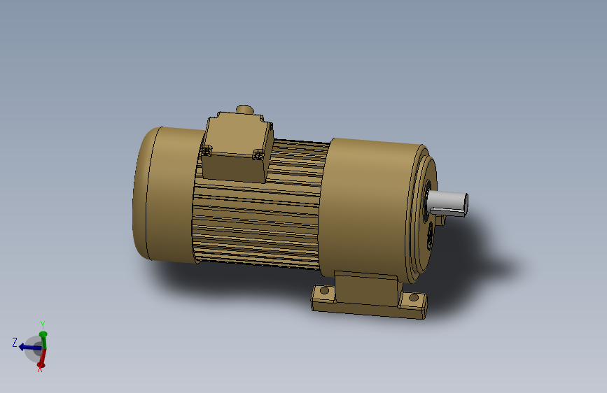 1.5KW(3-25速比ø32) 卧式减速马达138H