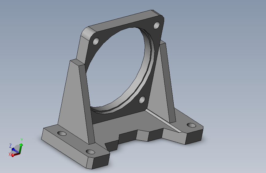 140mm电机支架（7GU 支架）