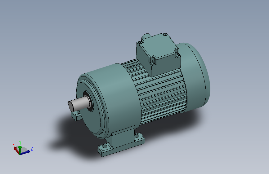400W卧式减速马达（减速比3-200）[NCH-28-400-50-S-D-G3-LT]