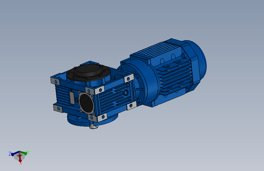 蜗轮蜗杆减速机[NMRV075-30-FB1-SS1-90B14-B6-YE2-1.1-4P-4-F]